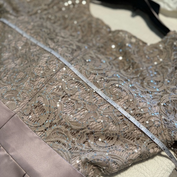 Alex Evenings Sequin Lace Mother of Bride/Groom Dress - Picture 8 of 9